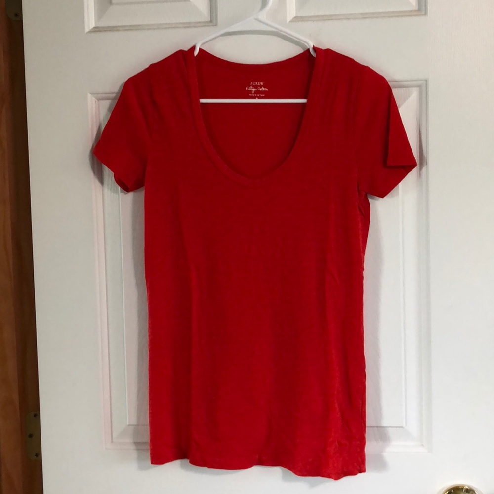 J crew scoopneck tee